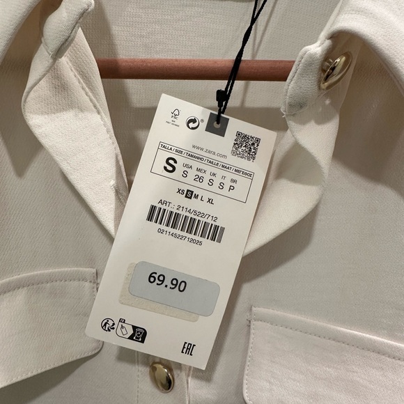 Zara short pocket dress size S - Picture 3 of 4